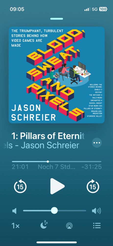 Cover of Jason Schreier’s book Blood, Sweat, and Pixels. 