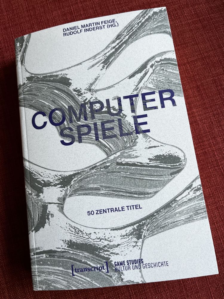 Cover des Buches „Computerspiele - 50 zentrale Titel“.