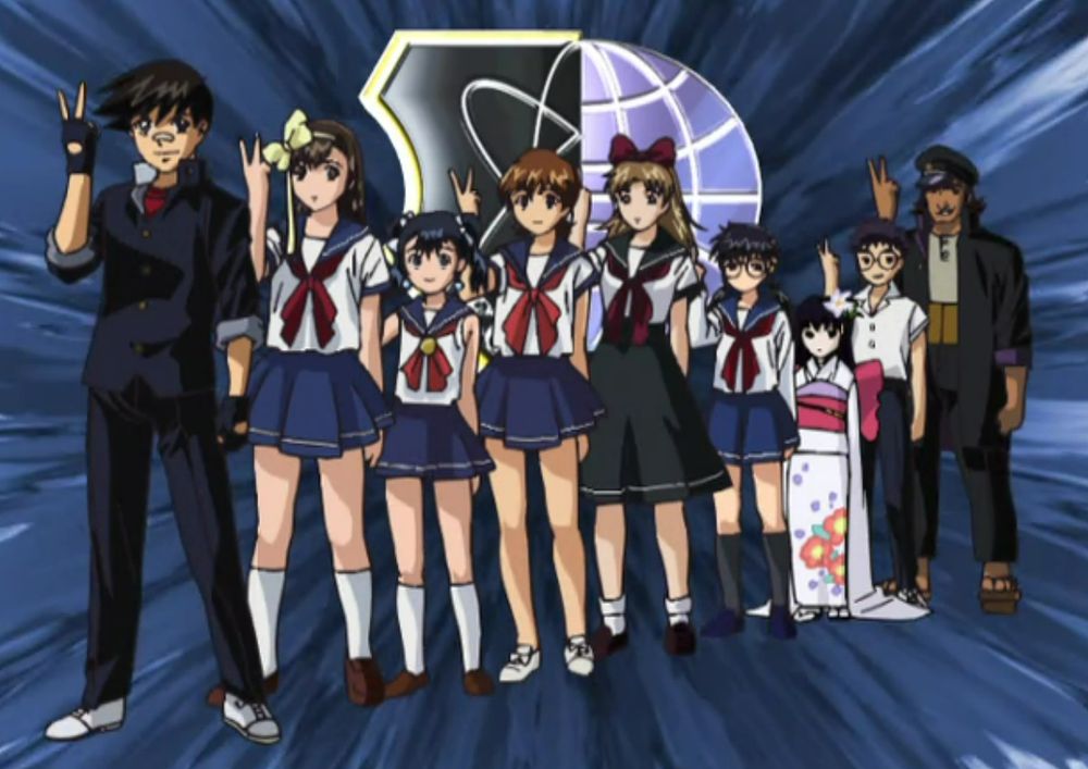 The cast of Gate Keepers all giving the viewer the 2 finger salute. 