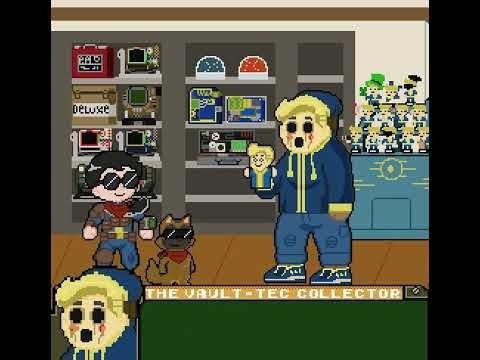 A Dweller and His Dog in:  The Vault-Tec Collector