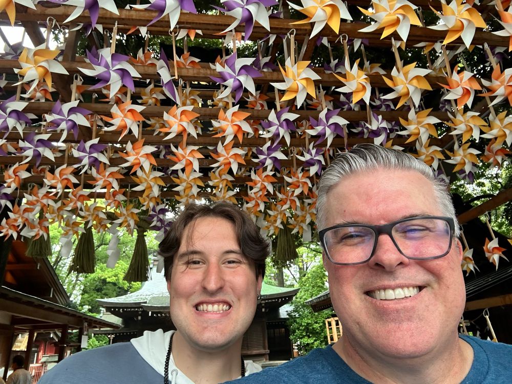 Pinwheels at the Kawagoe Hikawa Shrine