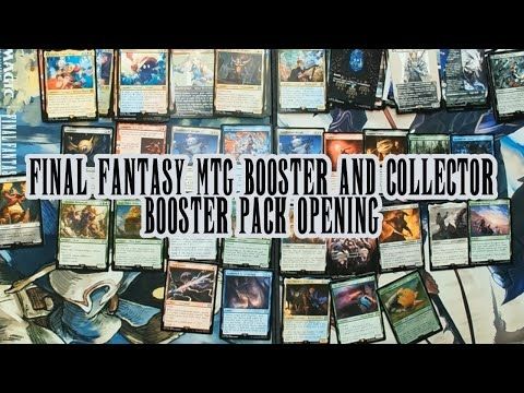 Final Fantasy MTG Booster and Collector Booster Pack Opening