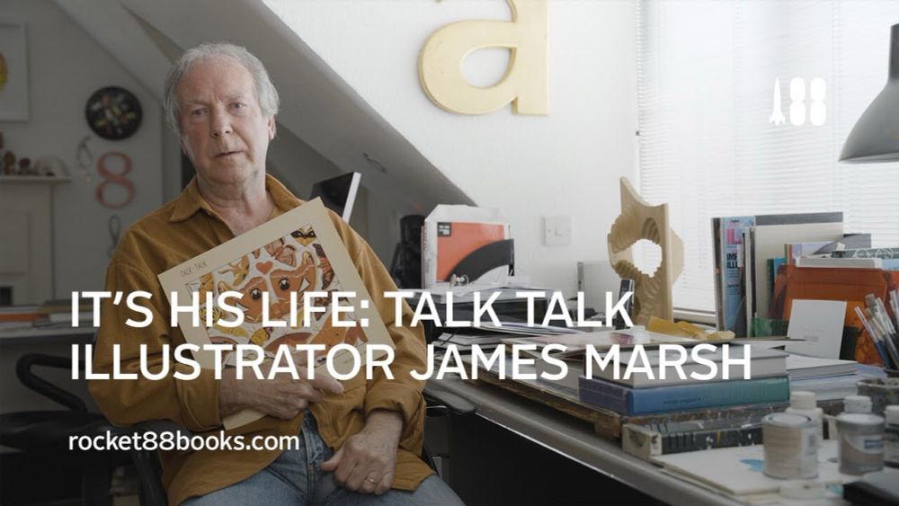 Talk Talk illustrator James Marsh shows us around his studio