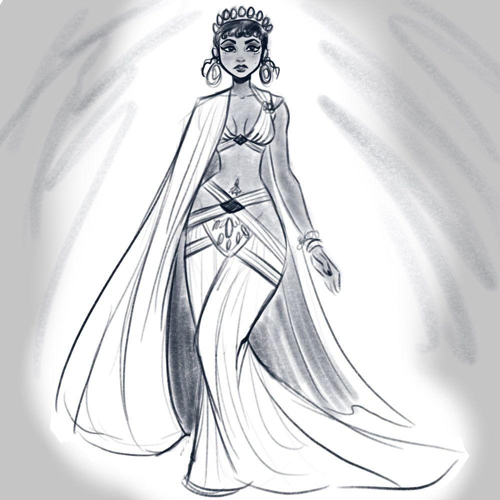 Rana decked out in her dancing outfit.
