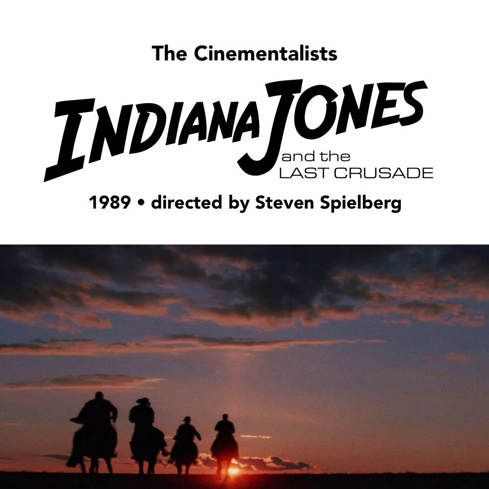 an episode graphic for indiana jones and the last crusade