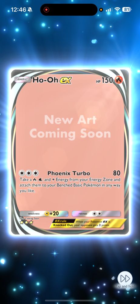 Unfinished Pokemon art, “New Art Coming Soon”