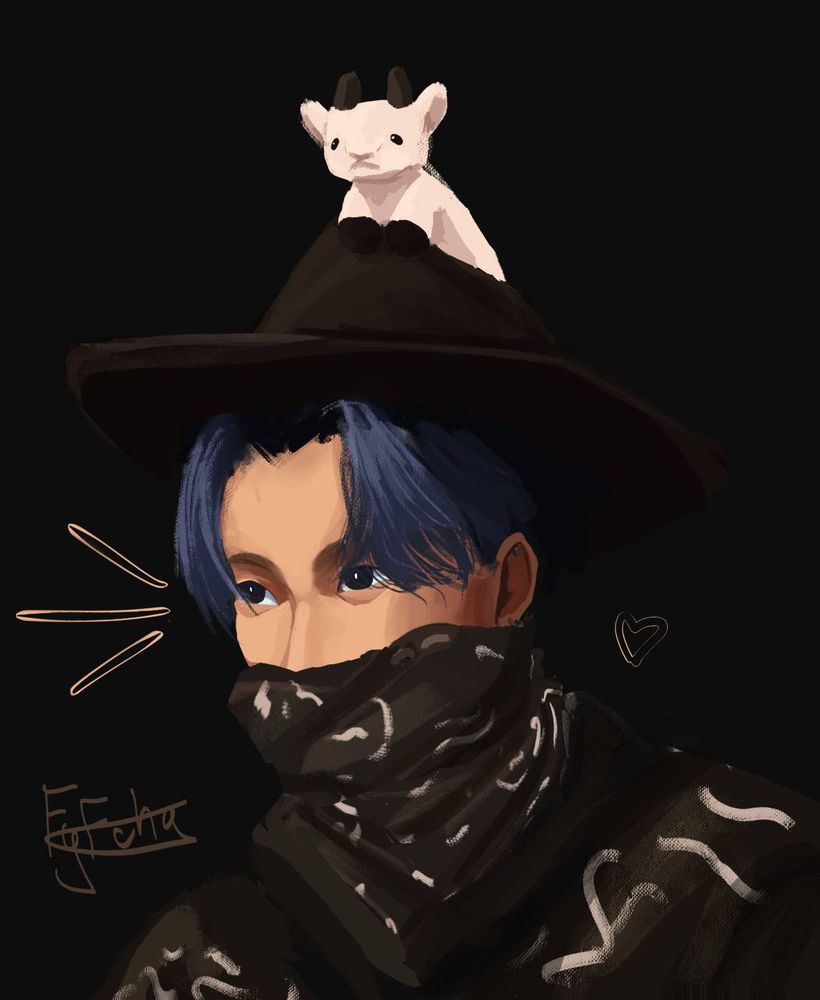 Hoonjoong from ateez fanart 