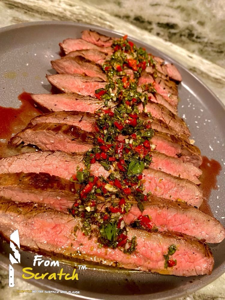 Chimichurri flank steak