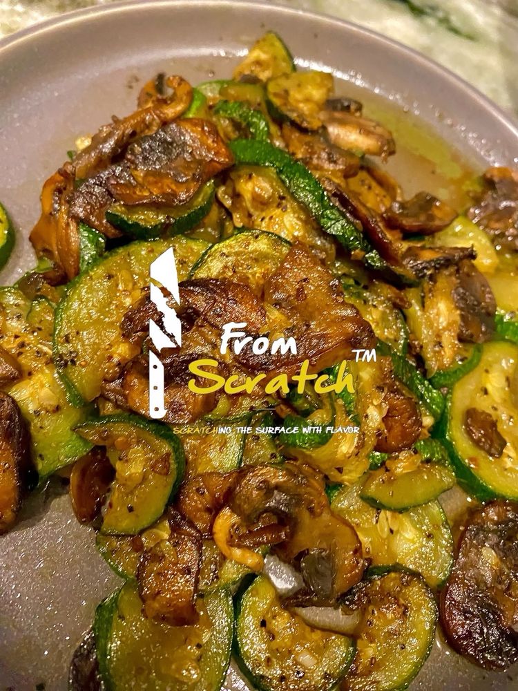 Sautéed mushroom & Zucchini 