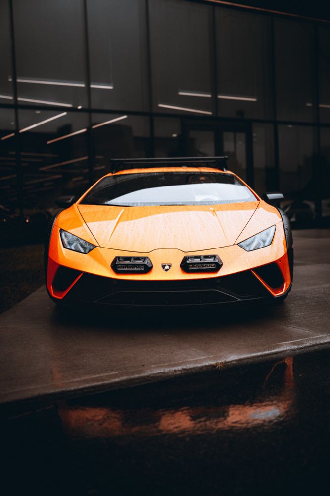 Orange Lamborghini Huracan Sterrato 