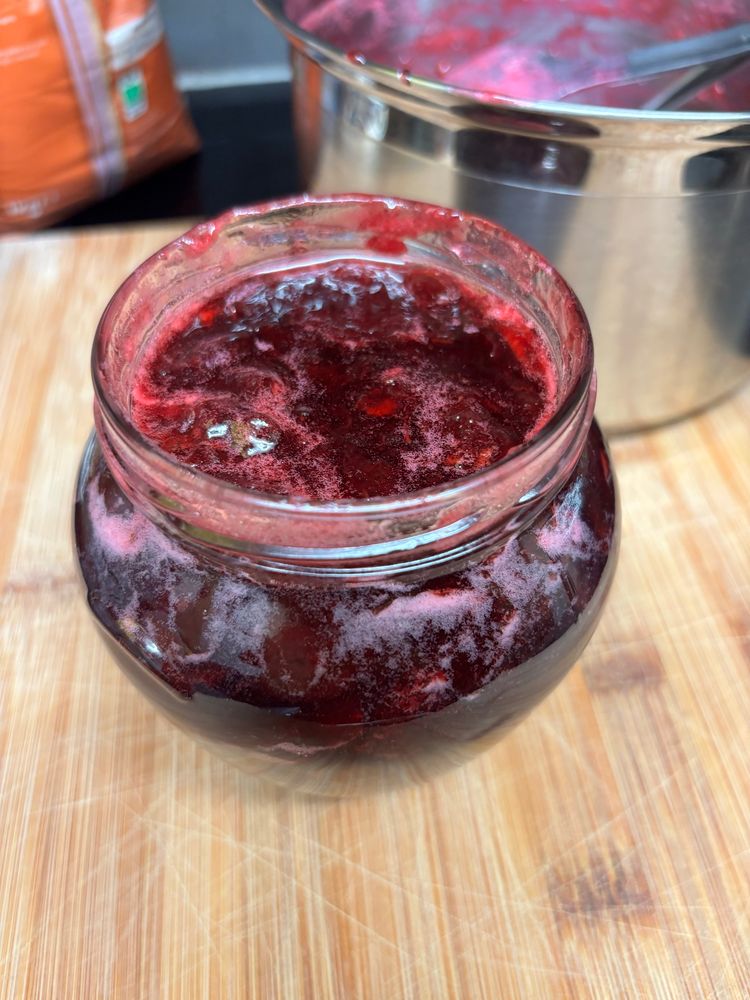The final result in a jar