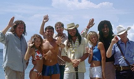 Club Dread cast waving