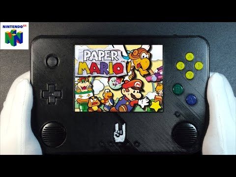 Paper Mario Nintendo 64 Handheld Gameplay