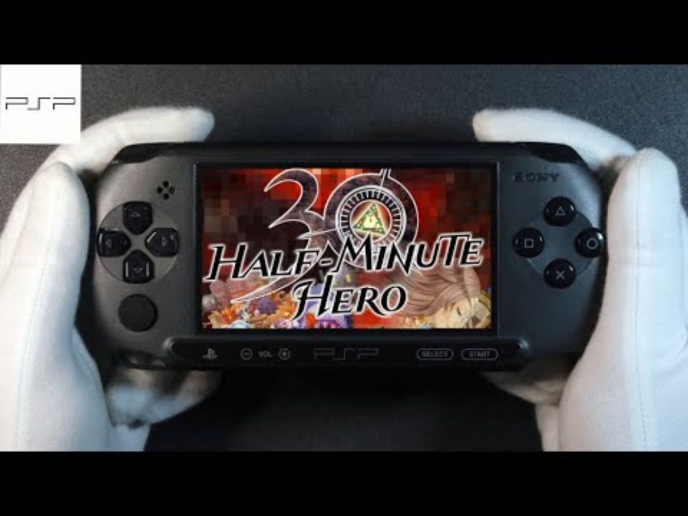 Half Minute Hero Sony PlayStation Portable PSP Handheld Gameplay