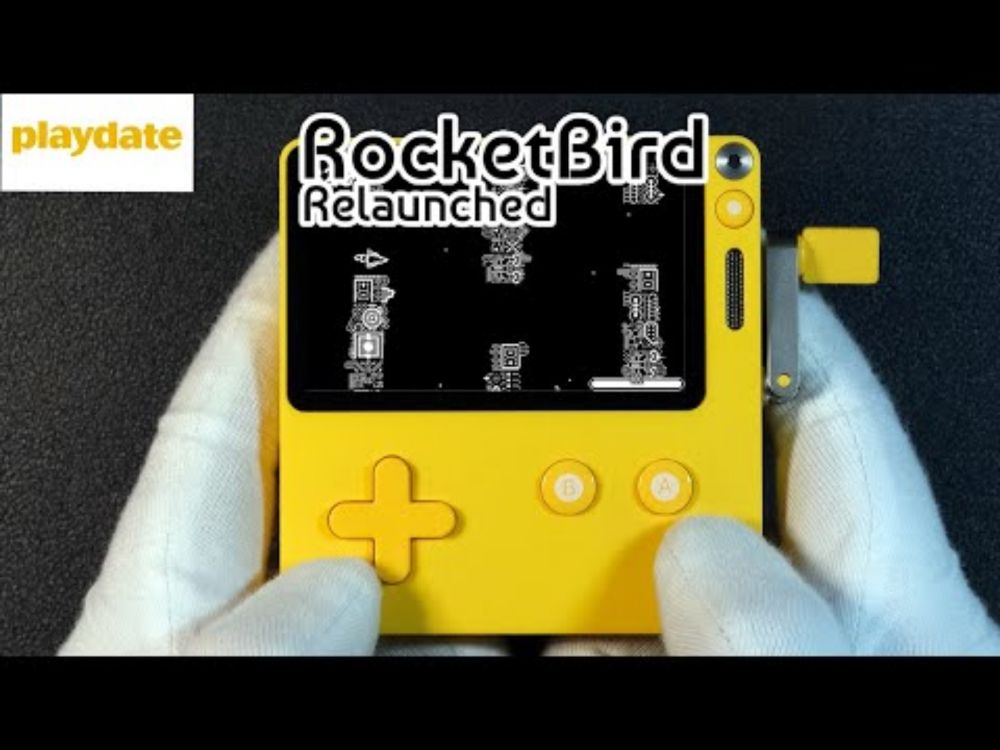 RocketBird Relaunched Panic Playdate Handheld Gameplay