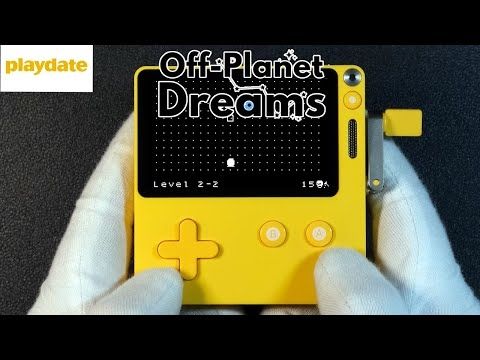 Off-Planet Dreams Panic Playdate Handheld Gameplay