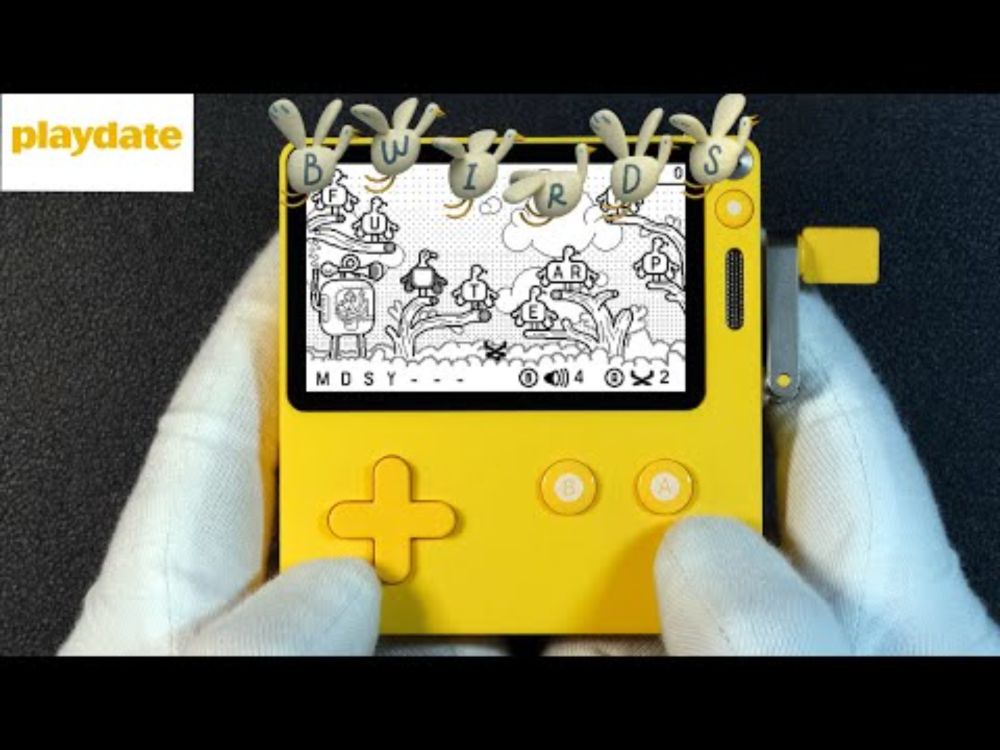 BWIRDS Panic Playdate Handheld Gameplay