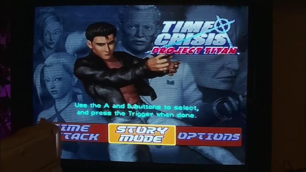 Light Gun gaming on CRT - Time Crisis Operation Titan with G-Con 45 on PS1