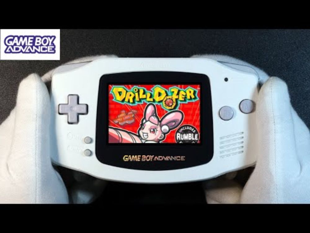Drill Dozer Nintendo Game Boy Advance Handheld Gameplay