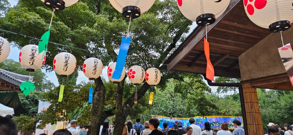北野天満宮　北野祭の出店