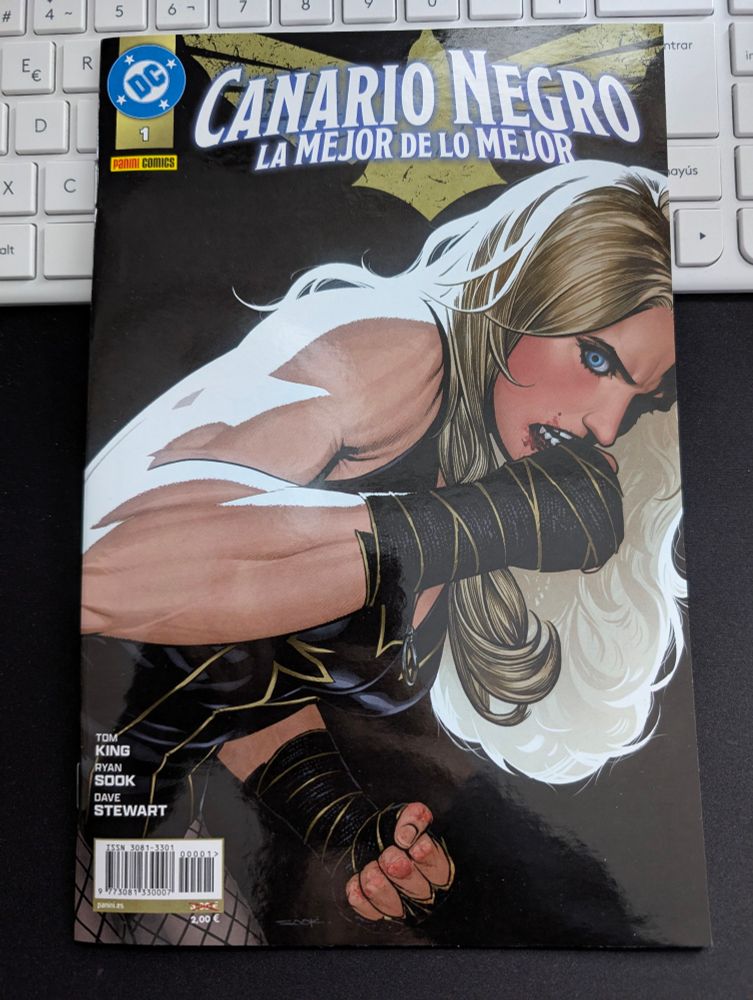 Primera grapa española de Canario Negro: La mejor de lo mejor. Publicada por Panini.