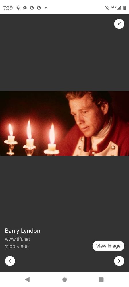 Barry Lyndon musing by candlelight.