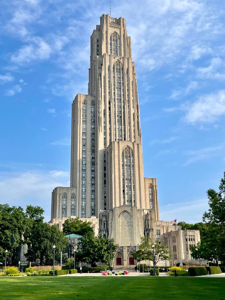 The Cathedral of Learning on the University of Pittsburgh campus