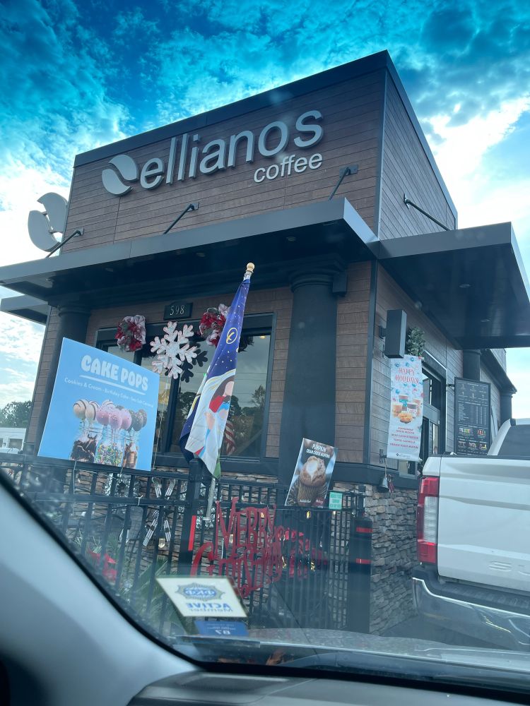 Pic of outside of a coffee shop