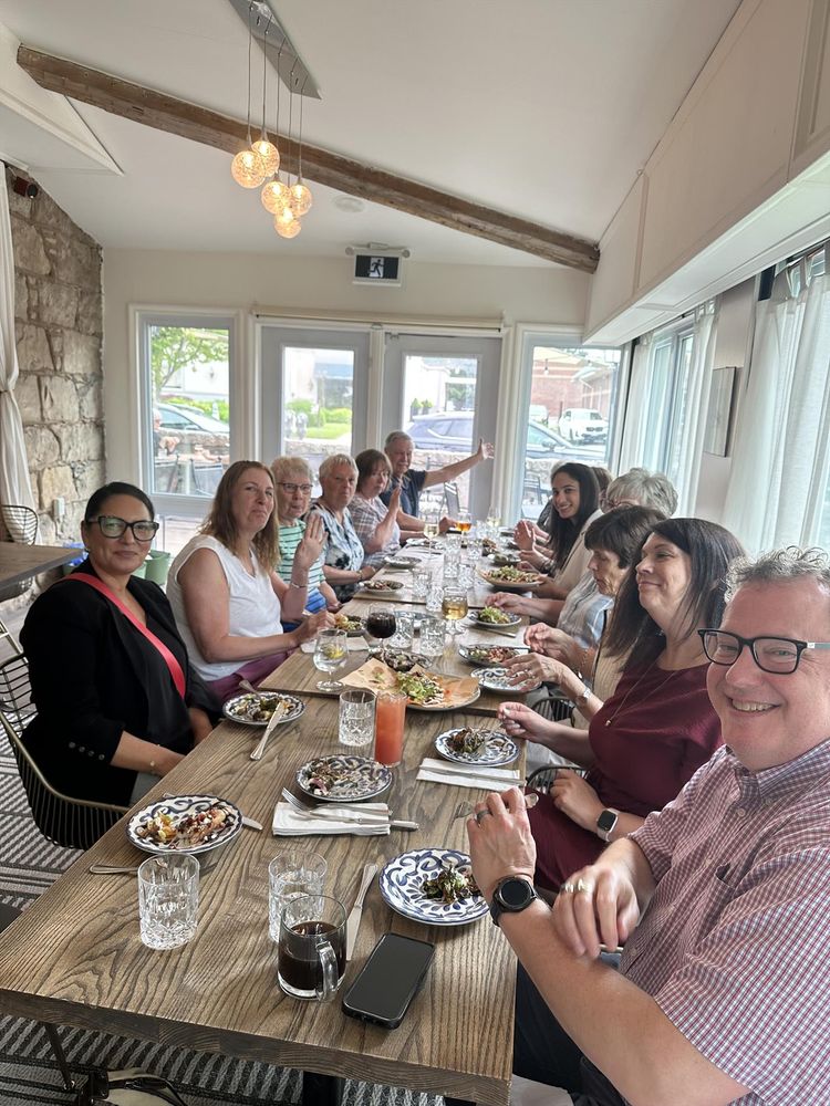 The Mark Preece Family House celebrated a volunteer appreciation lunch on Wednesday at Brewers Blackbird Kitchen and Brewery.

It's great to get together and say thank you to all the amazing people who help make us a home away from home for families in crisis.

You can help too! Visit https://markpreecehouse.ca/how-you-can-help for details.

#MarkPreeceFamilyHouse #MPFH #Volunteer #HamOnt #HamON