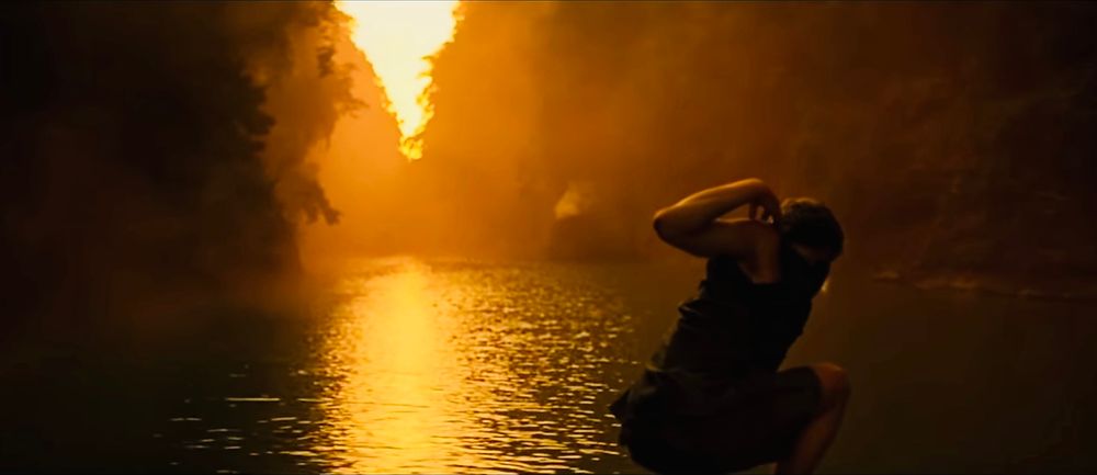 The film follows a river journey from South Vietnam into Cambodia..