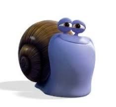 Chet, Turbo's brother from the hit DreamWorks movie Turbo (2013). Smiling pensively at the viewer. 