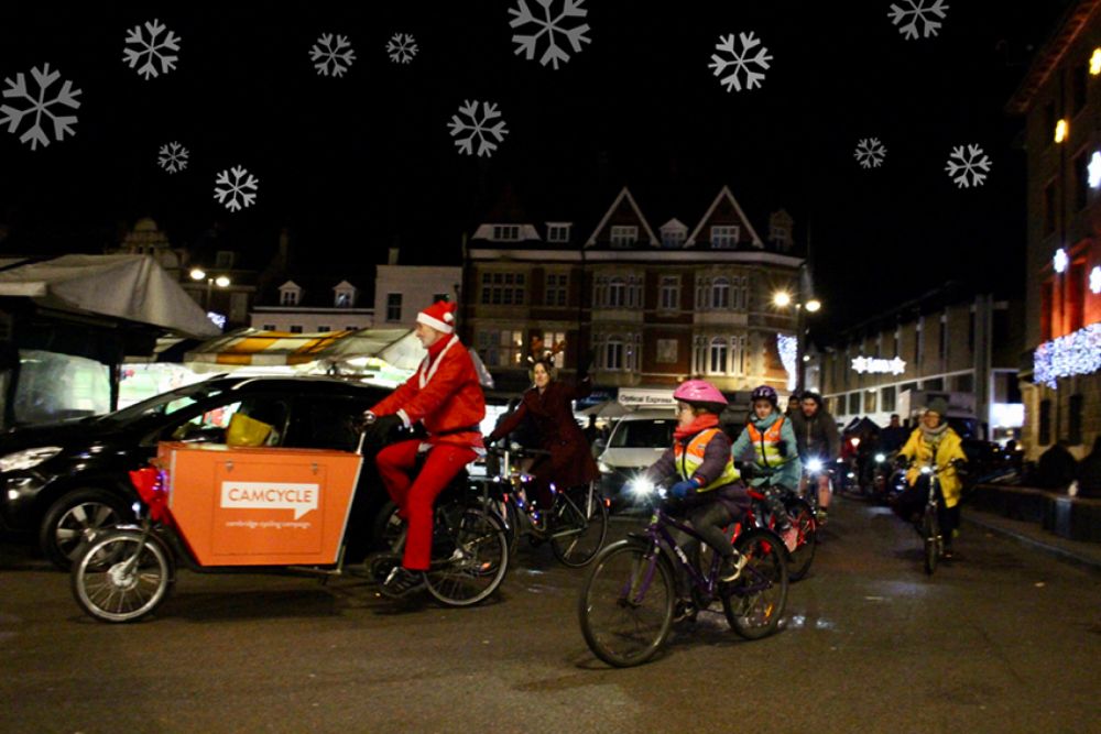 Time to sparkle on Camcycle’s Festive Lights ride