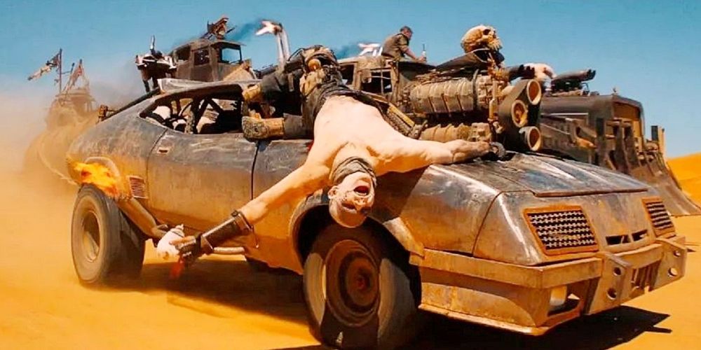 Chase scenec from Mad Max Fury Road 