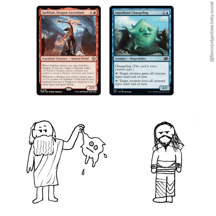 MTG flavor judge drawings: 