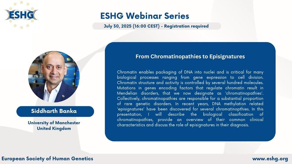 ESHG Webinar Series Episode 5 with Siddharth Banka