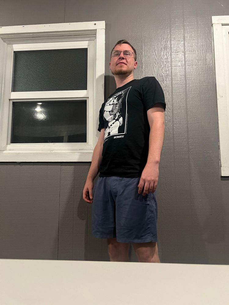 Myself clothed.