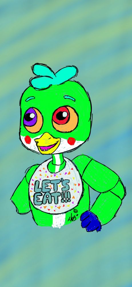 Alex as chica the chicken (fnaf)