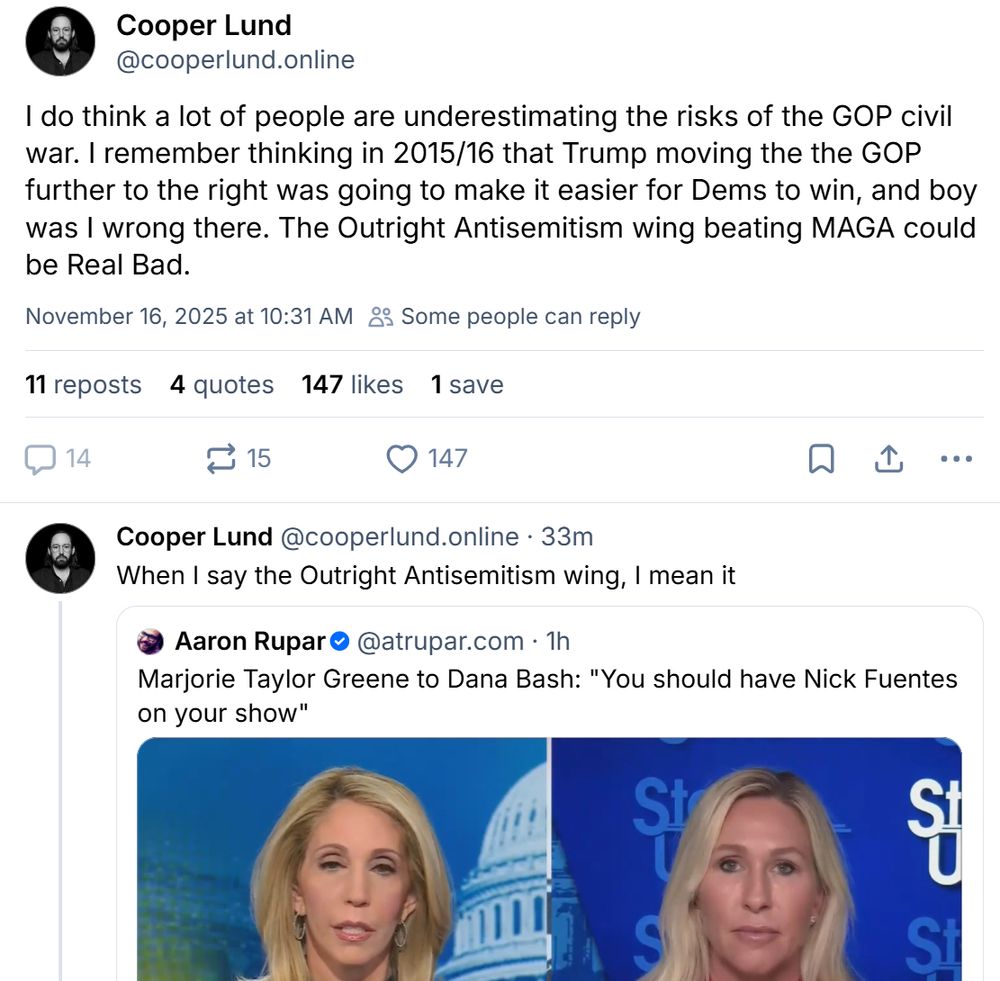 I do think a lot of people are underestimating the risks of the GOP civil war.