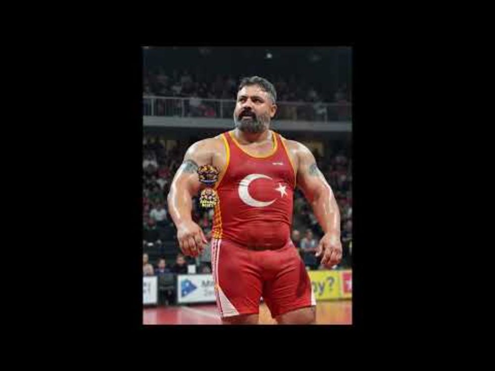 Serkan Kasimogullari: Musclebear Strongman Dominating the Wrestling Arena!