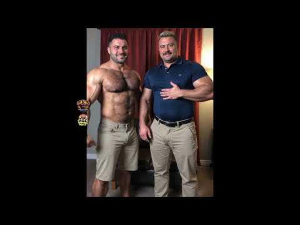 Musclebear Duo Showing Off Their Strength!