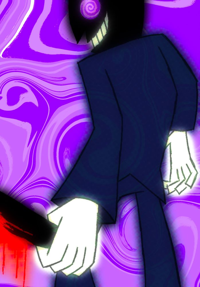 A Bobby with a bloody baton