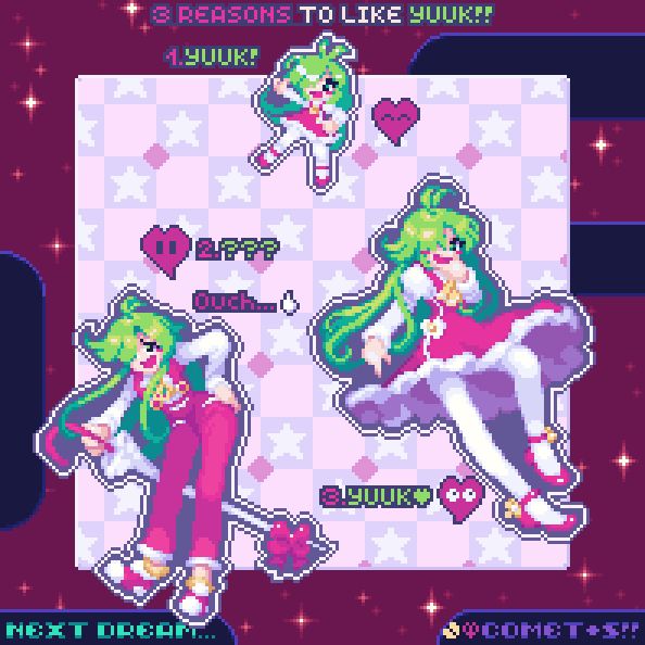 Think Lotus Land Story Touhou. Now there are 3 Yuukas. Yuuka Smol, Yuuka Dress, Yuuka Pants!