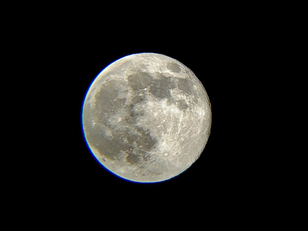 A photo I took of the full moon through my telescope 