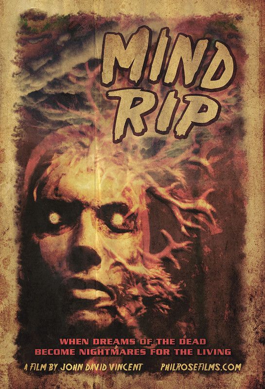 Mind Rip movie poster. Digital art and photo compositing. 