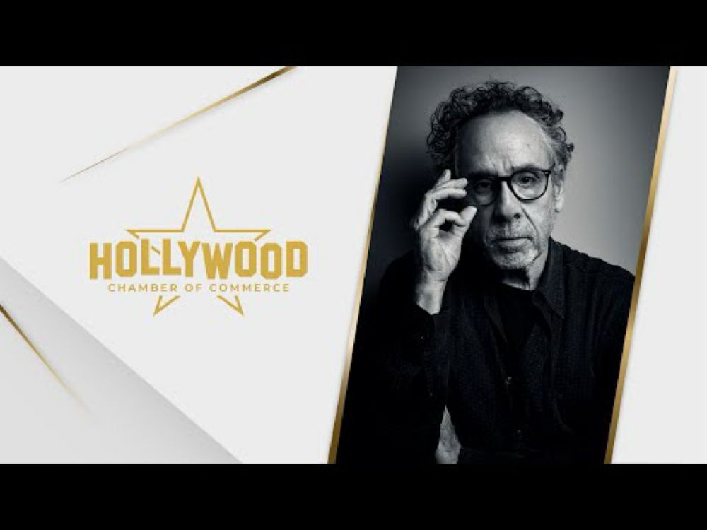 Tim Burton Walk of Fame Ceremony