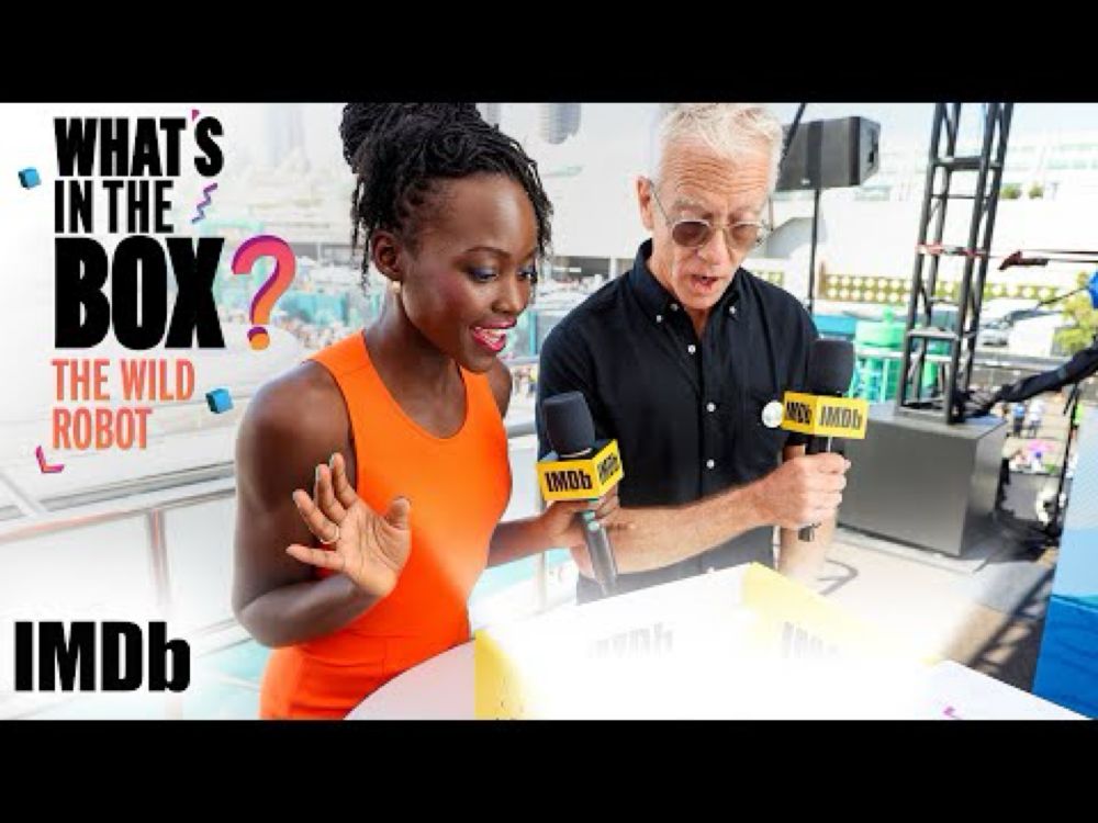 LUPITA NYONG'O & Chris Sanders from THE WILD ROBOT Play "What's in the Box?" | IMDb