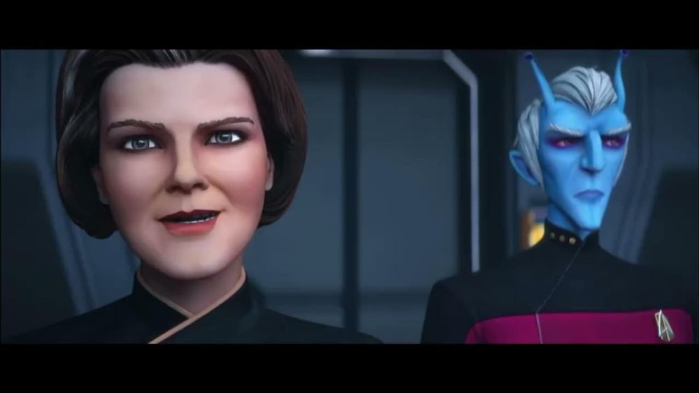 Admiral Janeway takes command of the USS Voyager-A  - Star Trek: Prodigy 2x01 Into the Breach