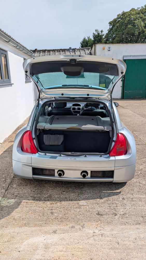It came from the factory with a 3 litre v6 where you'd normally find rear seats!