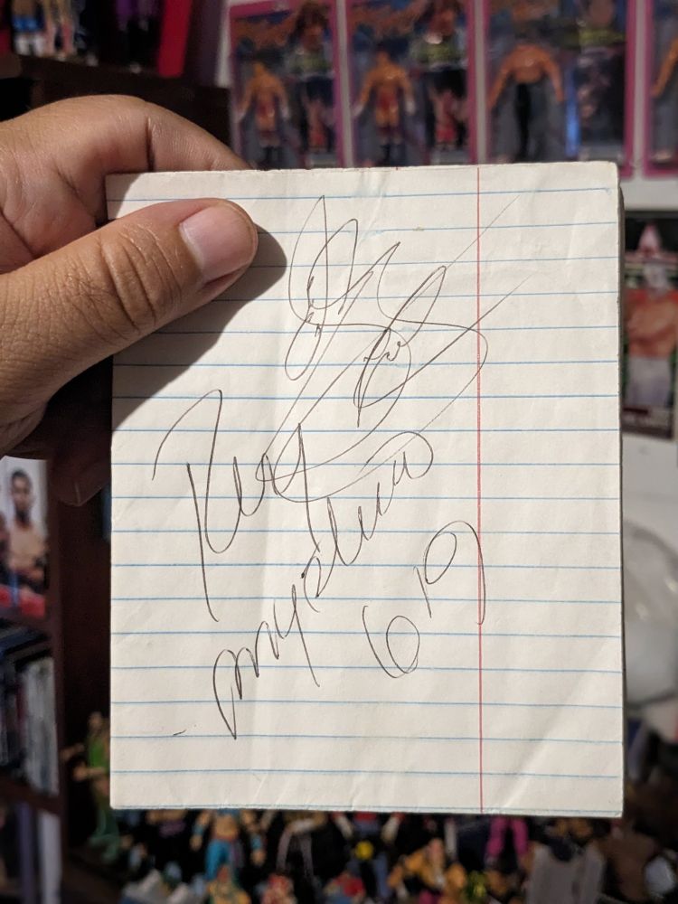 Eddy and Rey autograph