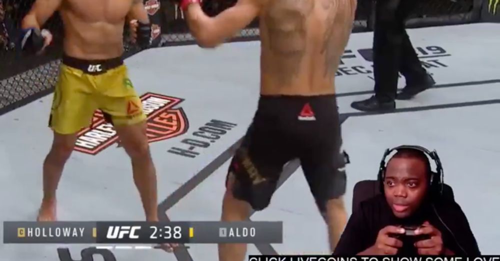 UFC pay-per-view streamed on Twitch by a guy pretending it was a video game